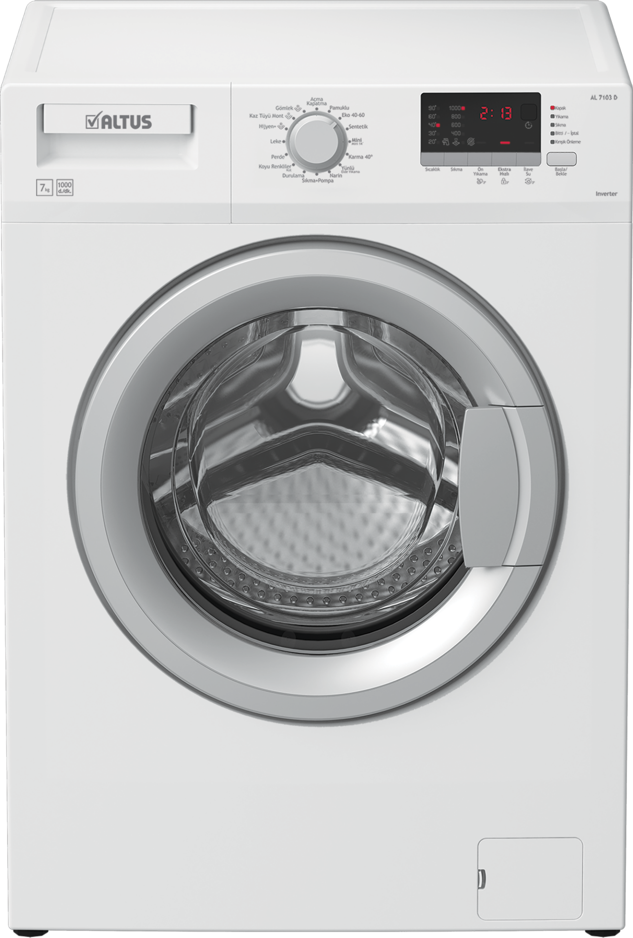 Altus AL 7103 D 1000 Devir 7 kg Çamaşır Makinesi