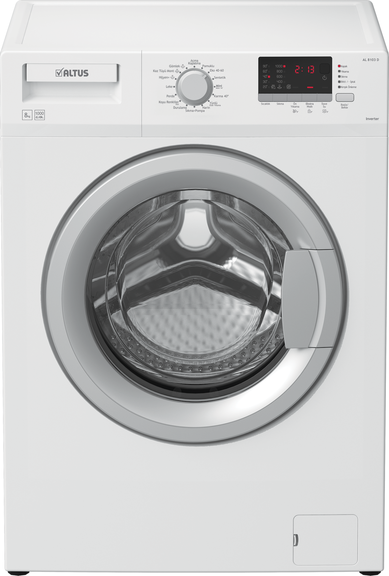 Altus AL 8103 D 1000 Devir 8 Kg Çamaşır Makinesi
