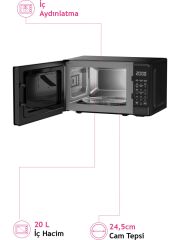 Altus Almd 20 Sx Siyah Mikrodalga Fırın