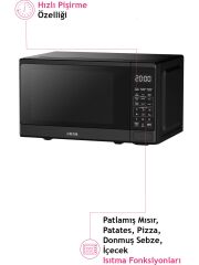 Altus Almd 20 Sx Siyah Mikrodalga Fırın