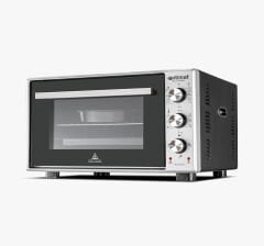 8022 Çift Camlı Köşeli Fırın 50lt Inox