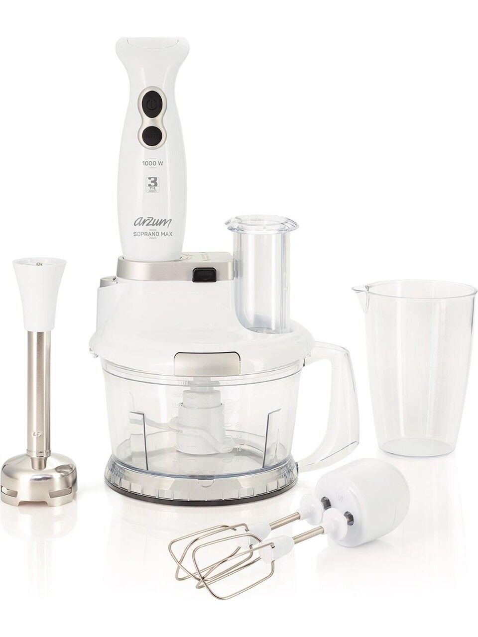 Arzum AR1004 Soprano Max Multi Blender Seti - Beyaz